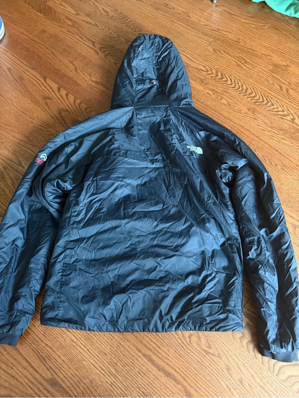 The North Face Men's Black Hooded Puffer Jacket Summit Series Size M
